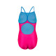 Maillot de bain fille Light Drop Solid Freak Rose Turquoise