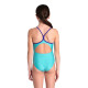 Maillot Fille ARENA SWIMSUIT LIGHT DROP SOLID WATER NEON BLUE