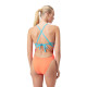 Maillot de bain Speedo Femme ECO+ SOLID TIE BACK 1P RED