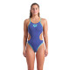 W ARENA ONE DOUBLE CROSS BACK ONE PIECE FUTURE DUSK-WATER