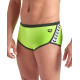 MEN'S ARENA ICONS SWIM LOW WAIST SHORT ARTIC LIME-DARK SAGE