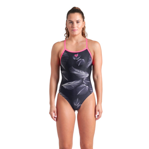 WOMEN'S ARENA FROZEN LEAVE SWIMSUIT LIGH