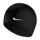 BONNET NIKE SOLID SILICONE BLACK/WHITE
