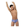 MAILLOT DE BAIN SPEEDO HOMME ECO+ 13.5CM CL TRAIN ALLOV BR BLU/PUR