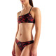 Maillot de Bain ARENA Femme GRAPHIC BIKINI BANDEAUMULTI-BLACK
