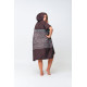 Poncho - Sailor Stripes - Black