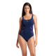 Maillot de Bain ARENA Femme SWIMSUIT MILENA WING BACKNAVY