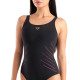 Maillot de Bain ARENA Femme ISA SQUARED BACK C CUPBLACK-FAIRY ROSE