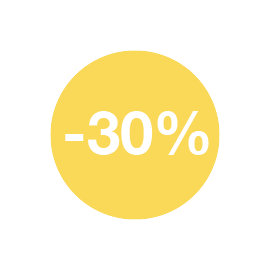 - 30%
